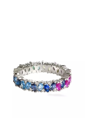 Lark & Berry Rainbow Veto diamond ring - Silver