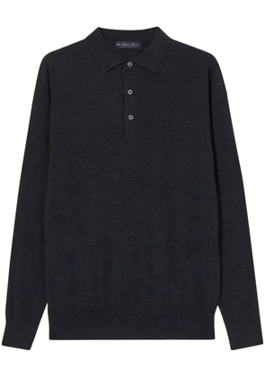 Brooks Brothers merino wool polo sweater - Grey