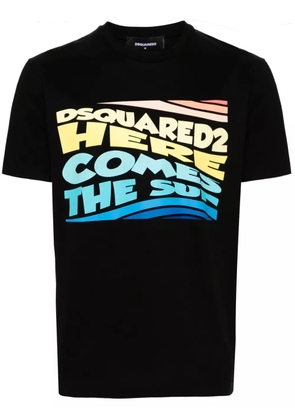 DSQUARED2 logo-print cotton T-shirt - Black