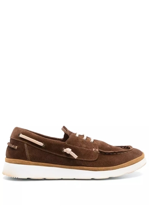 Moma lace-up boat shoes - Brown