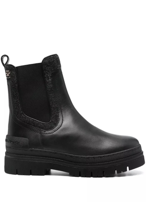 Tommy Hilfiger Chelsea felted boots - Black