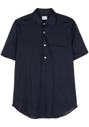 Finamore 1925 Napoli cotton short-sleeved shirt - Blue