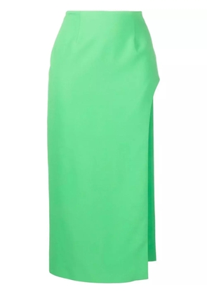 Giuseppe Di Morabito high-waisted side-slit skirt - Green