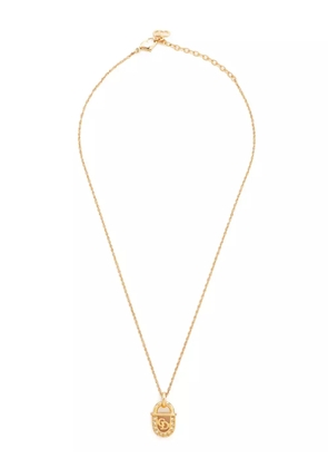 Christian Dior Pre-Owned rhinestone-embellished necklace - Gold