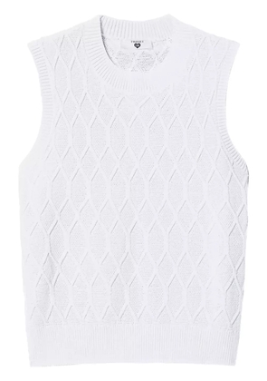 TWINSET Lozenge top - White