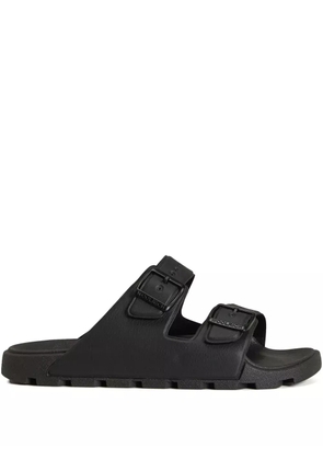 Woolrich double-buckle slides - Black