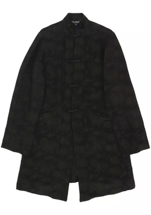 Comme Des Garçons Pre-Owned 2020s jacquard coat - Black