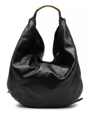 Moschino Handle Me logo-lettering tote bag - Black