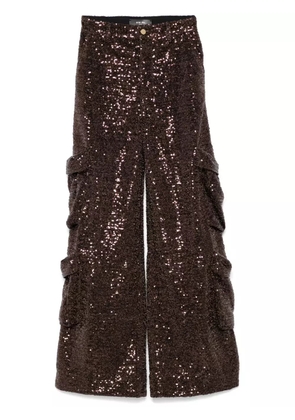AMIRI sequin cargo pants - Brown