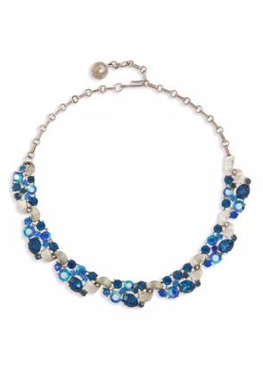 Susan Caplan Vintage 1950s Lisner crystal-embellished necklace - Silver