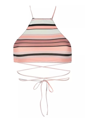 Clube Bossa Chung striped bikini top - Multicolour