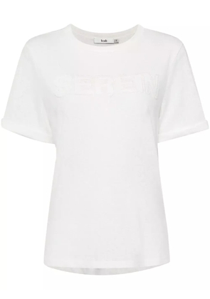 b+ab patch-detail jersey T-shirt - White