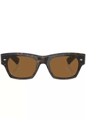 Oliver Peoples Kasdan square-frame sunglasses - Green