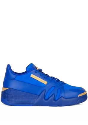 Giuseppe Zanotti Talon panelled low-top sneakers - Blue