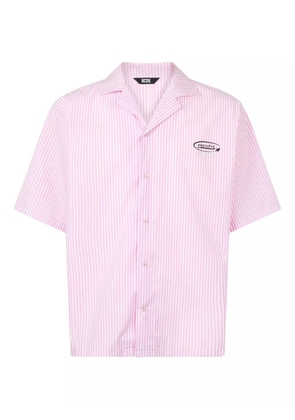 GCDS Wirdo Flames-print shirt - Pink