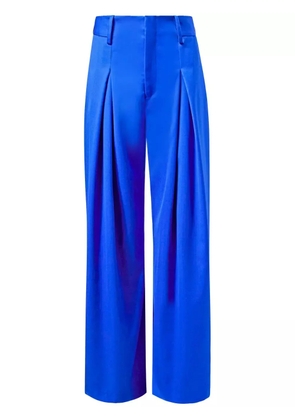 Alejandra Alonso Rojas wool palazzo trousers - Blue