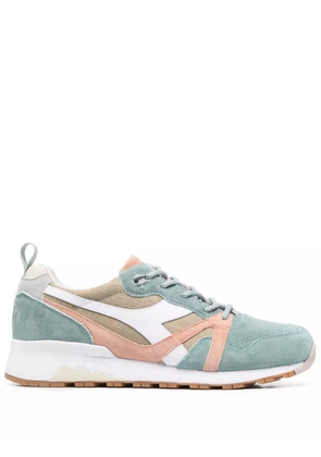 Diadora panelled low-top sneakers - Blue