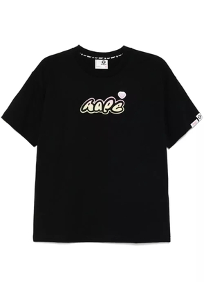 AAPE BY *A BATHING APE® logo-print T-shirt - Black