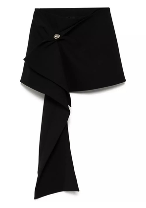 JNBY asymmetric waist skirt - Black