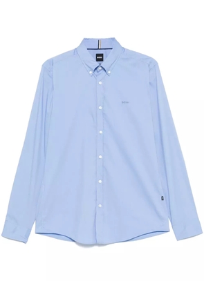 BOSS logo-print shirt - Blue
