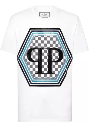 Philipp Plein Strass Hexagon T-shirt - White