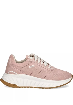 BOSS suede sneakers - Pink