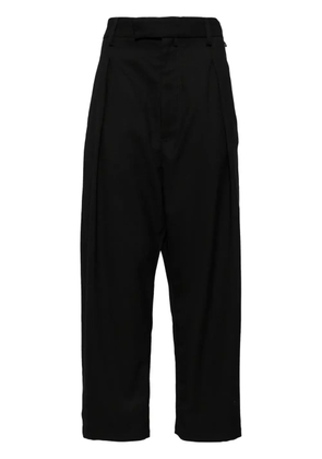MORDECAI straight-leg virgin-wool trousers - Black