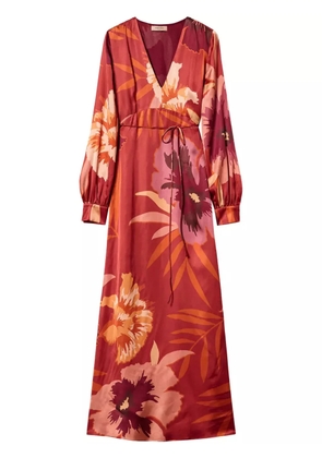 TWINSET floral-all-over-printed dress - Red