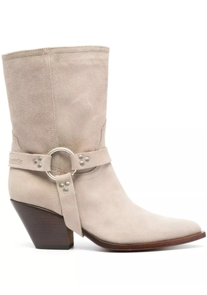 Sonora Atoka 70mm suede boots - Neutrals