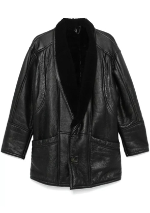 A.N.G.E.L.O. Vintage Cult 1980s leather coat - Black