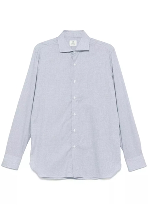 Borrelli dogtooth shirt - Blue