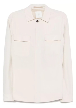 Eleventy cotton shirt jacket - Neutrals