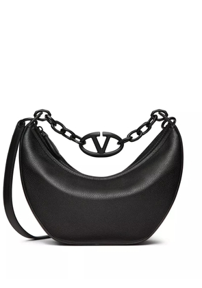 Valentino Garavani small VLogo Moon Hobo bag - Black