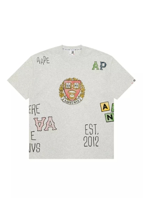 AAPE BY *A BATHING APE® cotton T-shirt - Grey
