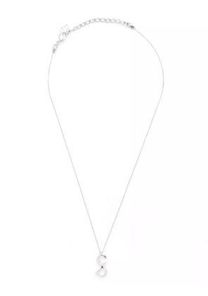 Christian Dior Pre-Owned CD logo-pendant chain necklace - Silver