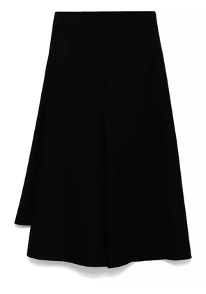 JNBY asymmetric draped skirt - Black