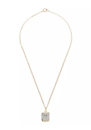 Celine Pre-Owned 1990s logo pendant necklace - Gold