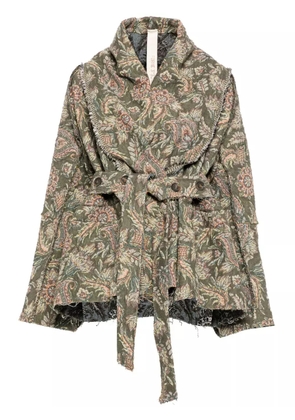 Forme D'expression cotton jacket - Green