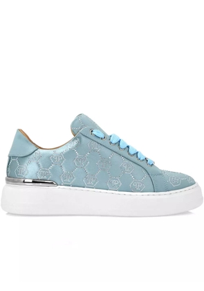Philipp Plein monogram-embellished sneakers - Blue