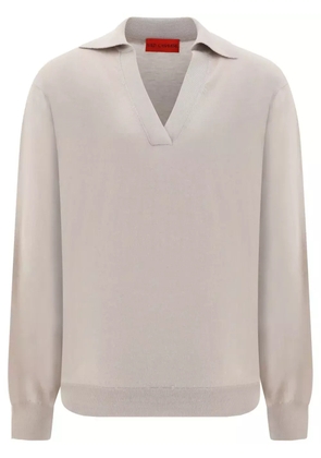 Wild Cashmere spread-collar sweater - Neutrals