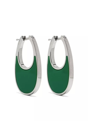 Coperni medium Swipe earrings - Green