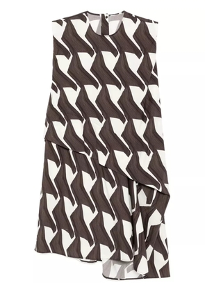 JNBY patterned dress - Brown