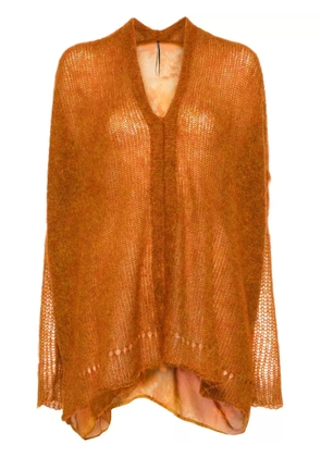 Masnada Scollo V-neck jumper - Orange