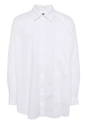 SONGZIO layered cotton shirt - White