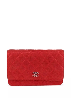 CHANEL Pre-Owned Wallet on Chain shoulder bag - Red