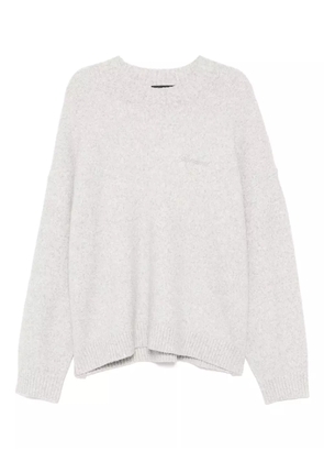 Represent marled-knit jumper - Grey