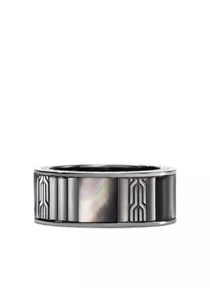 John Hardy carved-chain ring - Silver