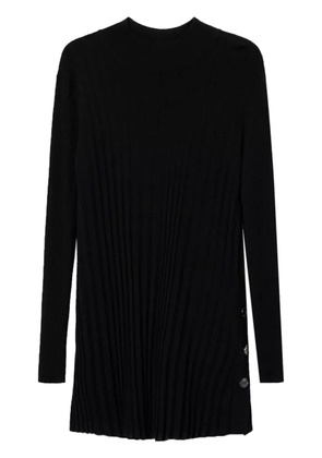 TWINSET pleated button-detail jumper - Black