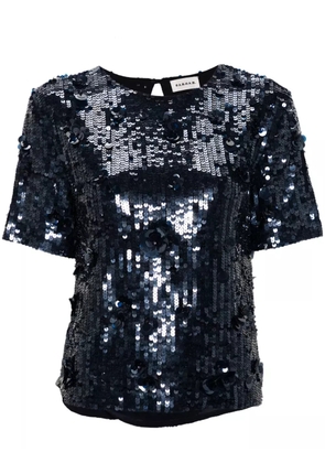 P.A.R.O.S.H. sequined blouse - Blue
