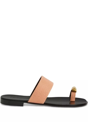 Giuseppe Zanotti Norbert leather toe-loop sandals - Pink